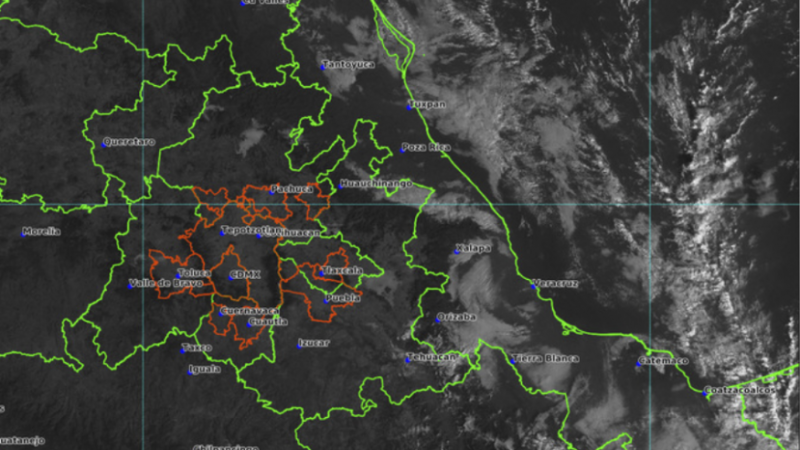 Se esperan lluvias este jueves y viernes en Veracruz por el frente frío No 21