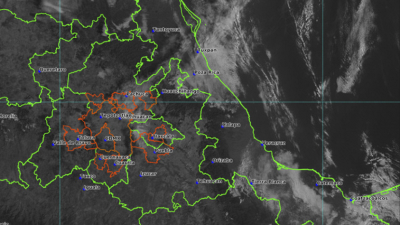 Se espera lluvias a partir de mañana miércoles por la llegada del frente frío No 27