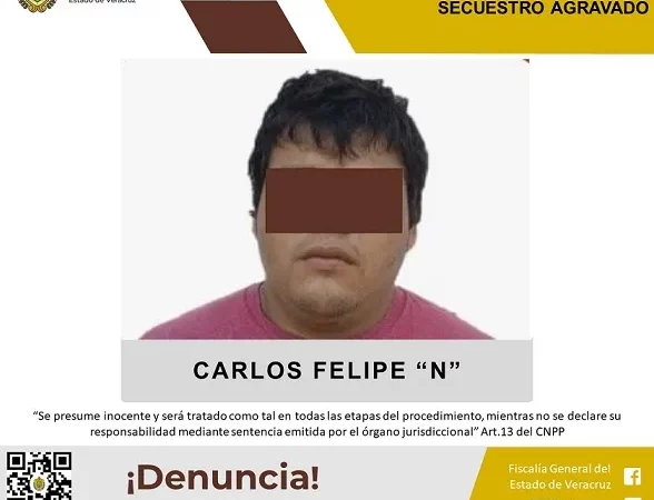 Imputado como presunto responsable del delito de secuestro agravado