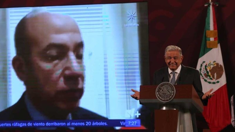 Calderón no es perseguido político: AMLO