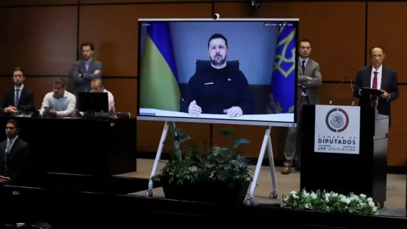 Zelenski pide a México liderar una cumbre en América Latina a favor de la paz en Ucrania