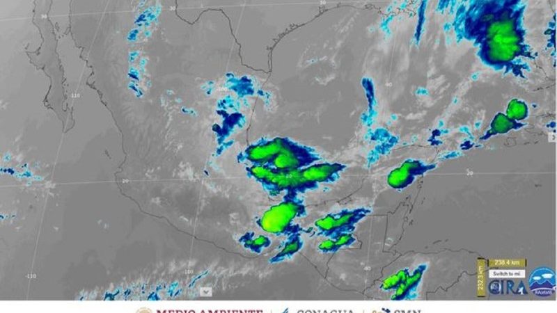 Inicia la semana con lluvias y granizo para centro y sur del país por FF49