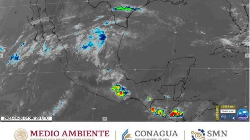 Este jueves sube la temperatura en varios estados pero se mantiene potencial de lluvias