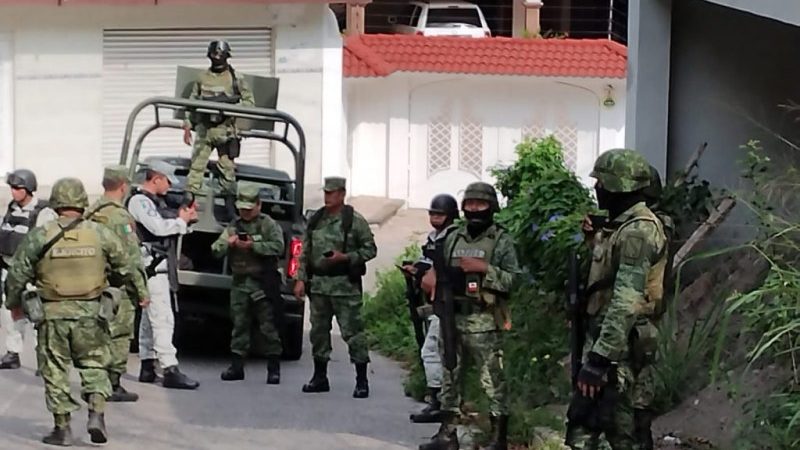 Operativo de fuerzas federales para pacificar a Papantla
