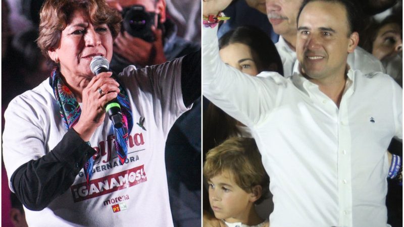 López Obrador felicita a Delfina Gómez y Manolo Jiménez; “van a recibir apoyo del gobierno”