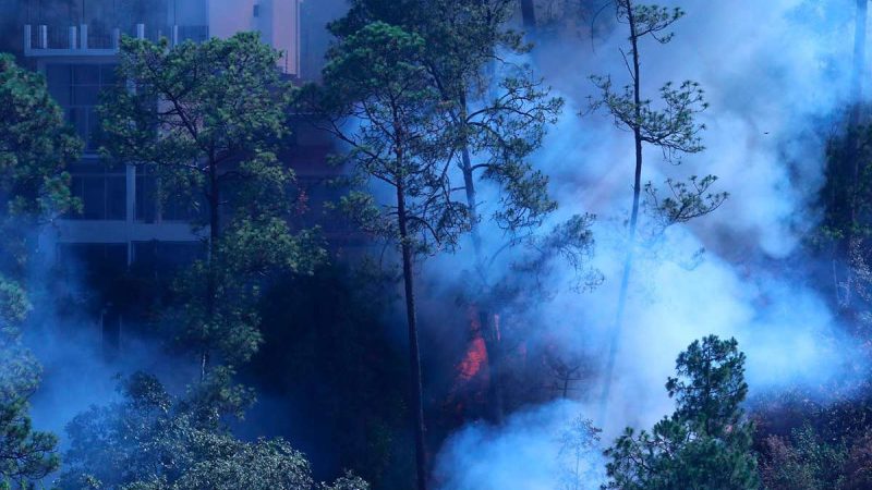 Llega ayuda federal para atender incendios forestales en Chihuahua