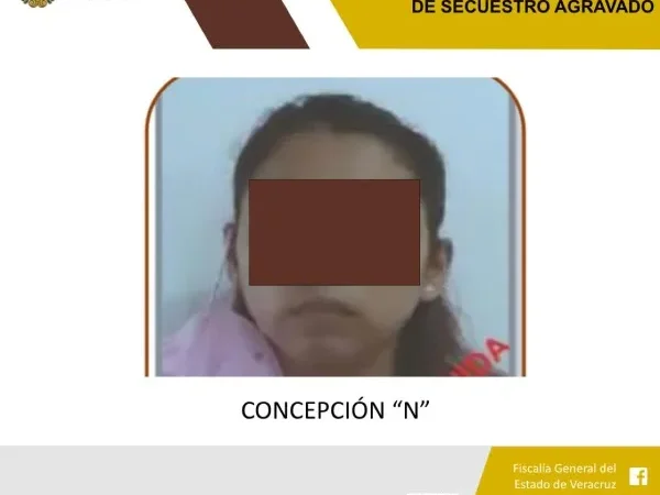 Sentenciada a 60 años de prisión como responsable del delito de secuestro agravado