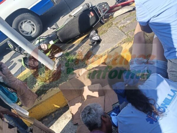 Aparatoso accidente en el bulevar Rafael Martínez de la Torre