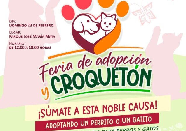 Ayuntamiento pone en marcha “Feria de adopción y croquetón”