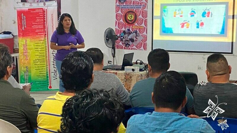 La Dirección Municipal de las Mujeres capacita a conductores