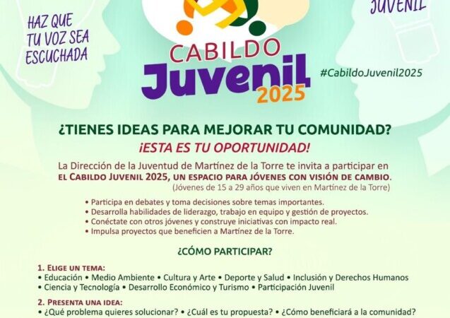 Se abre la convocatoria para el Cabildo Juvenil 2025