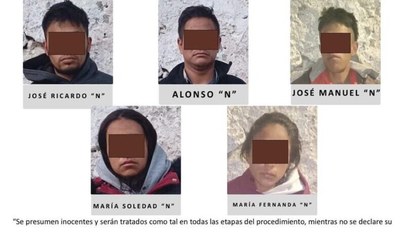 Prisión preventiva contra probables responsables de los delitos de robo agravado y contra la salud