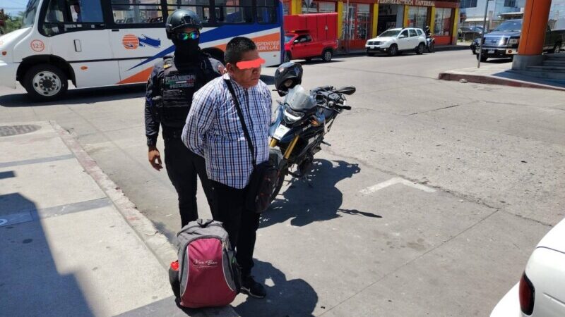 Cae presunto ladrón