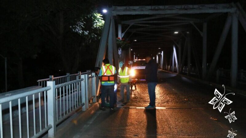 Dan mantenimiento al Puente Martínez I