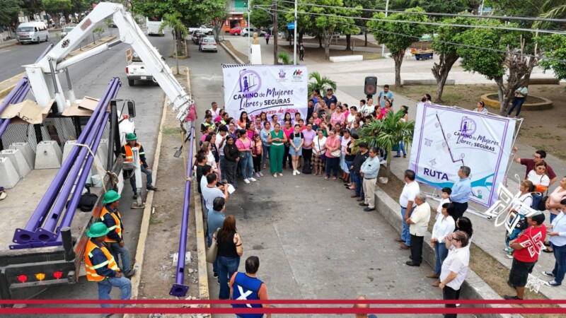 Inicia obra del Camino de Mujeres Libres y Seguras