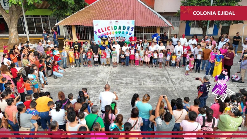 Gobierno Municipal dibuja sonrisas en la niñez