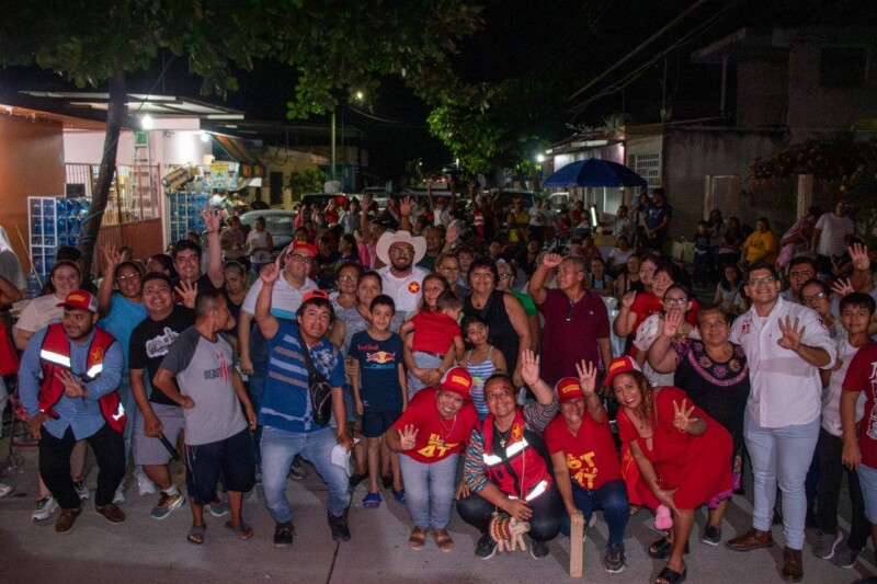 La zona norte del municipio se compromete con Rolando Ramírez