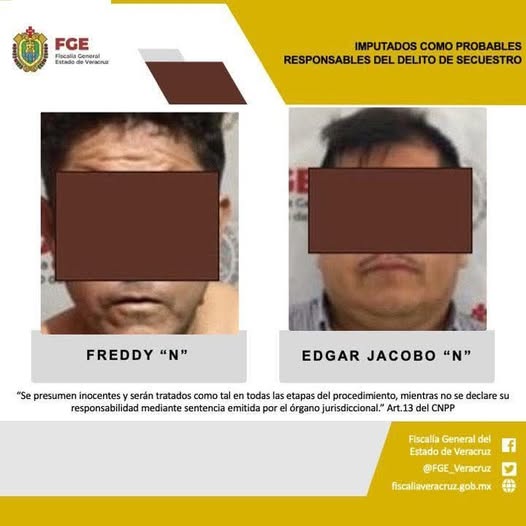 Prisión preventiva como probables responsables del delito de secuestro
