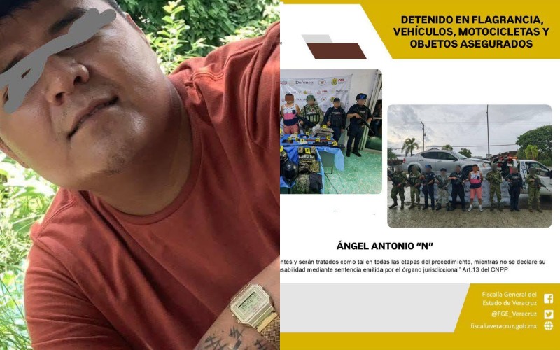 Una persona detenida, vehículo, motocicletas y objetos asegurados en operativo de cateo con fuerzas federales y estatales en Martínez de la Torre
