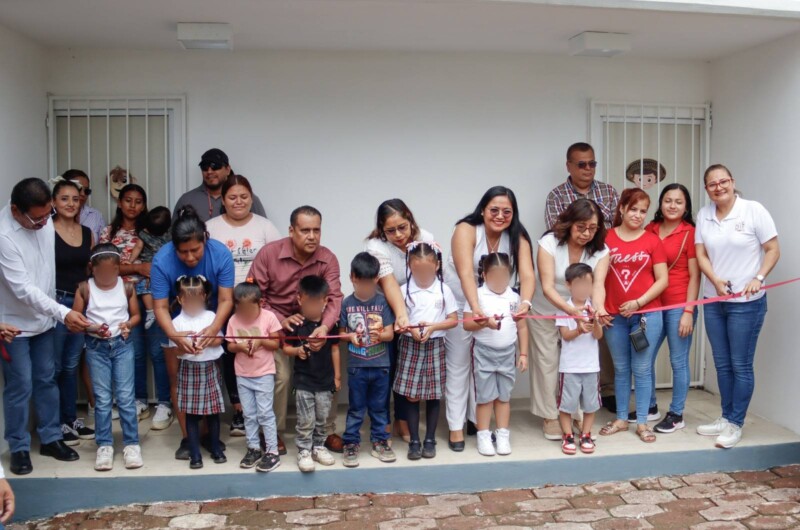 Gobierno de Alfa Citlalli entrega obras en escuelas