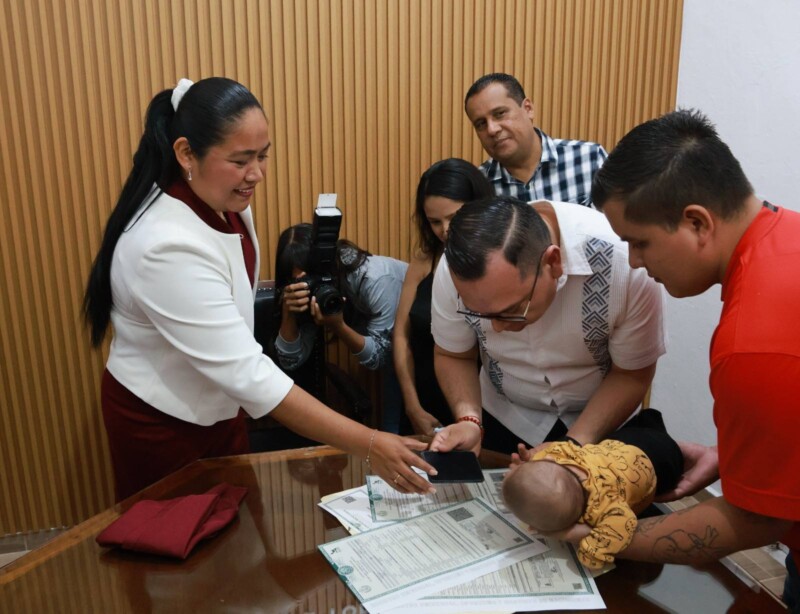 Química Alfa Citlalli inaugura modernas oficinas del Registro Civil