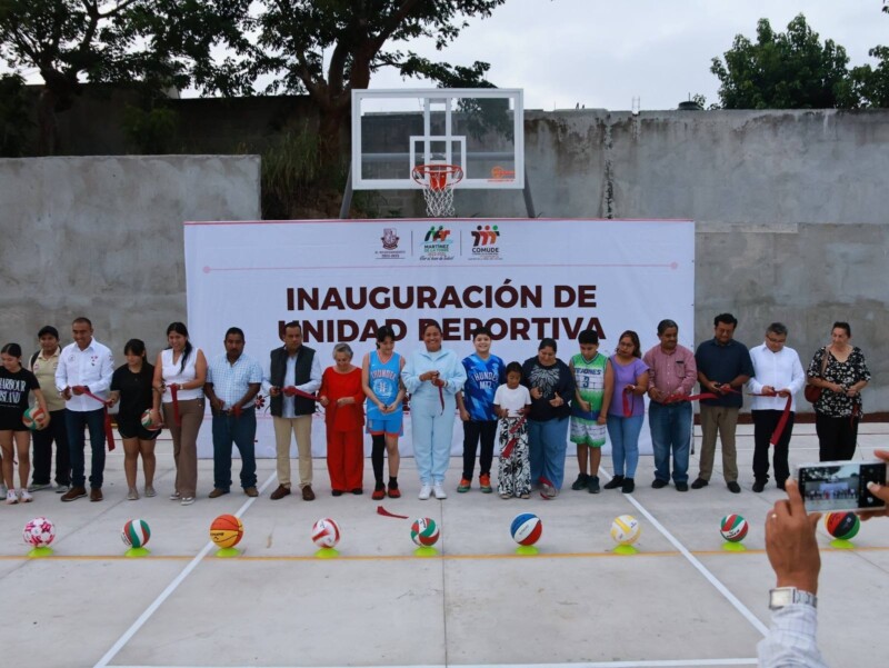 Inaugura Alfa Citlalli Unidad Deportiva “Bien Estar”