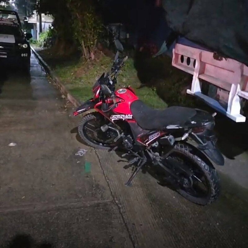 Policía Municipal recupera motocicleta robada