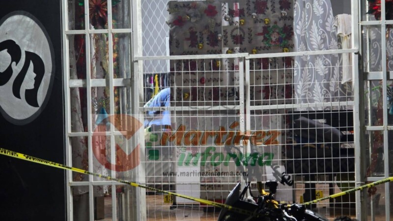 Baleado en peluquería
