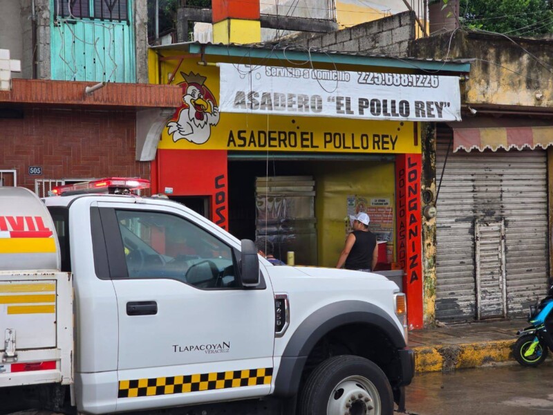 Incendio en el asadero “El Pollo Rey”