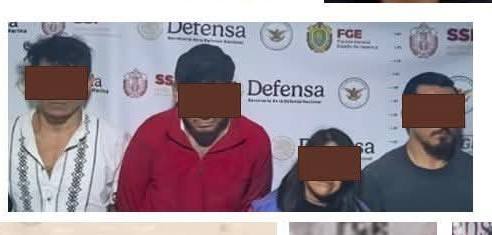 Drogas, armas y detenidos asegurados en cateos