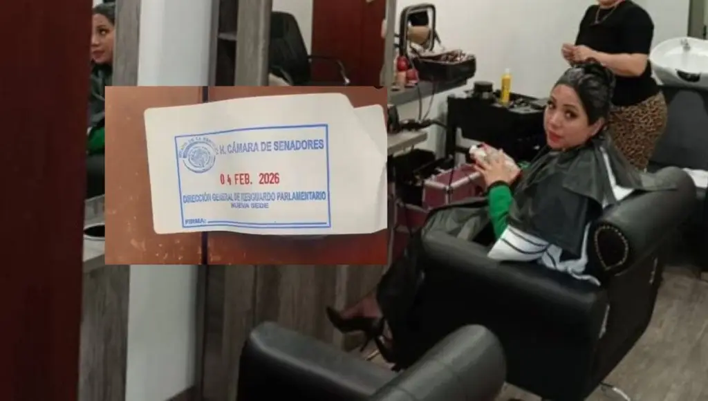 Clausuran salón de belleza que operaba dentro del Senado