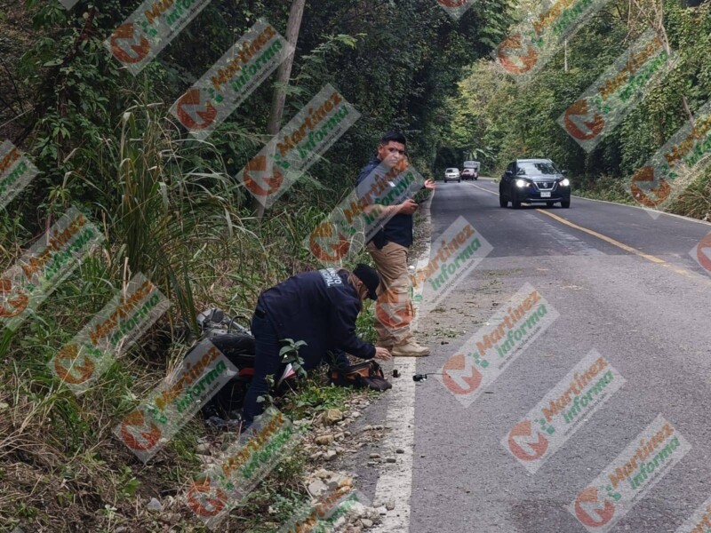 Derrapan sobre la carretera