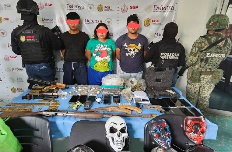 Detenidos en cateo de la colonia Miguel Alemán fueron recluidos al CERESO