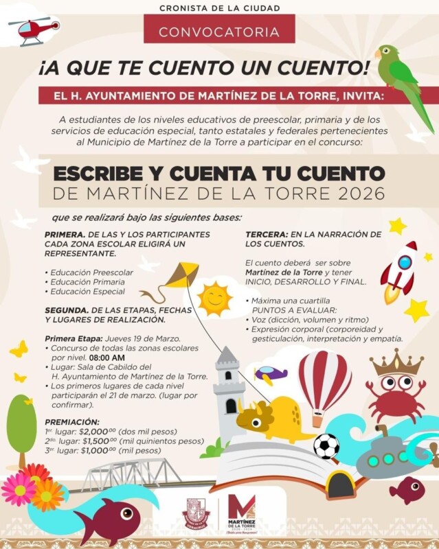 Favorable respuesta en concurso, escribe y cuenta tu cuento