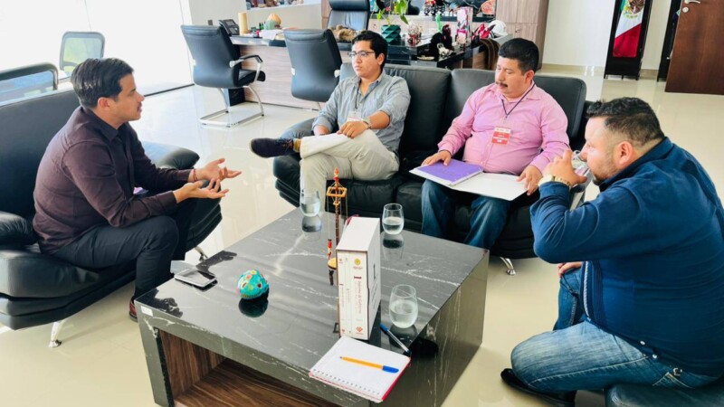 Autoridades municipales realizan gestiones ante la PMA para atender situación del relleno sanitario