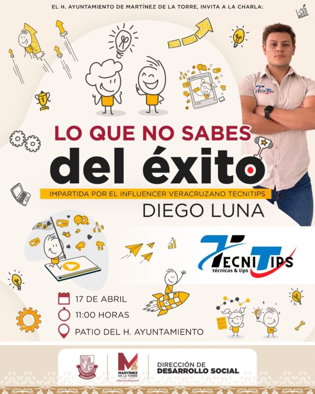 Invitan a charla “Lo que no sabes del éxito” dirigida a la juventud