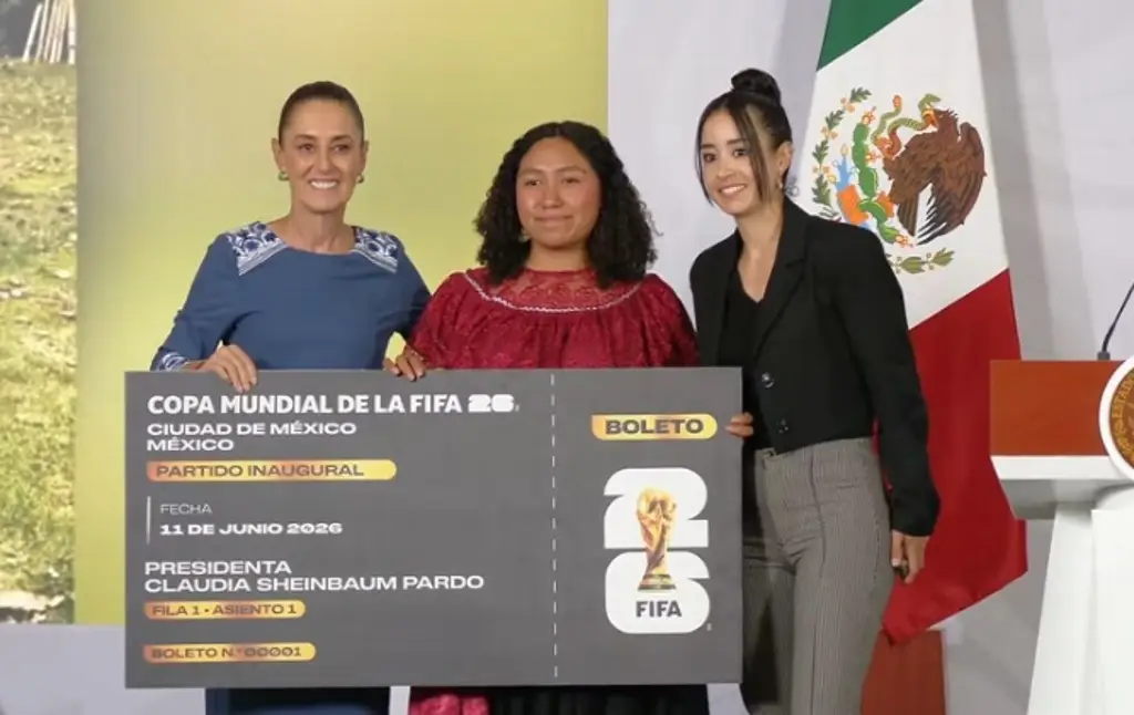 Veracruzana gana boleto para la inauguración del Mundial 2026