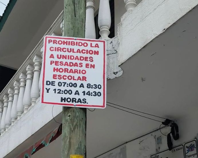 H. Ayuntamiento de Tlapacoyan refuerza prevención de accidentes con ordenamiento vial