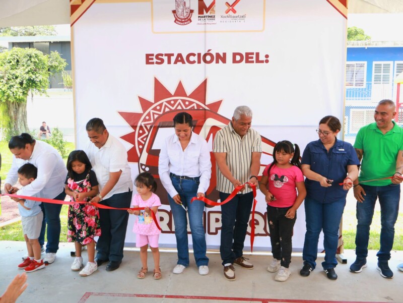 Primera edición del “Tren Paqui” en la colonia Maloapan