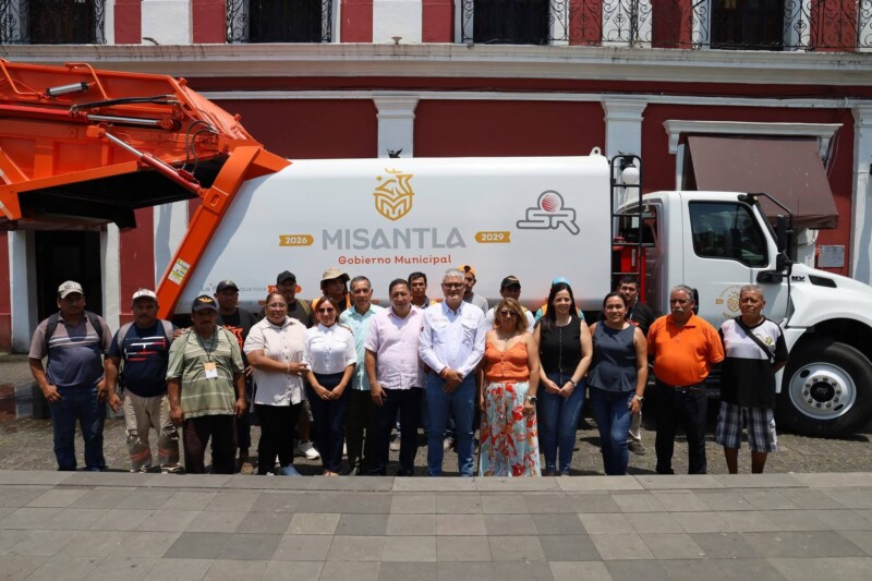 Ayuntamiento de Misantla incorpora camión compactador nuevo para fortalecer servicio de Limpia Pública