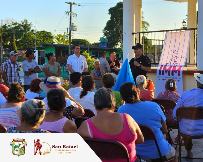 H. Ayuntamiento de San Rafael fortalece cultura de prevención con jornada informativa
