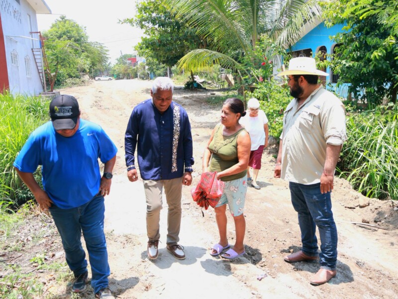 Trabajos de mejoramiento vial en la colonia Cuauhtémoc