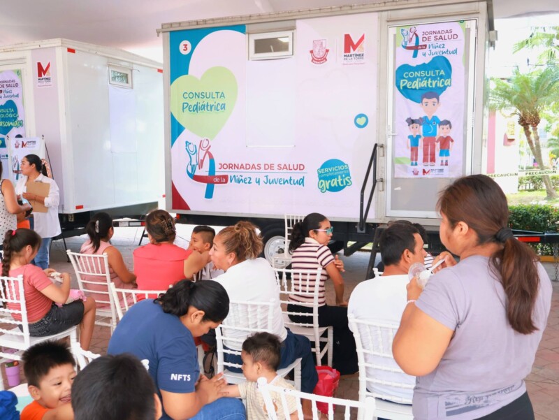 Gran exito en el Segundo día de las Jornadas de Salud de la Niñez y Juventud