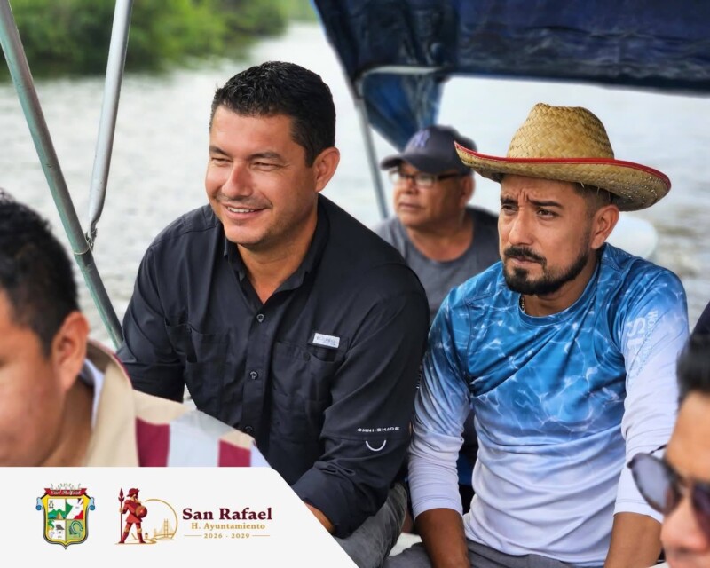 Ayuntamiento de San Rafael se reúne con agente municipal de Tres Bocas para atender necesidades de la comunidad