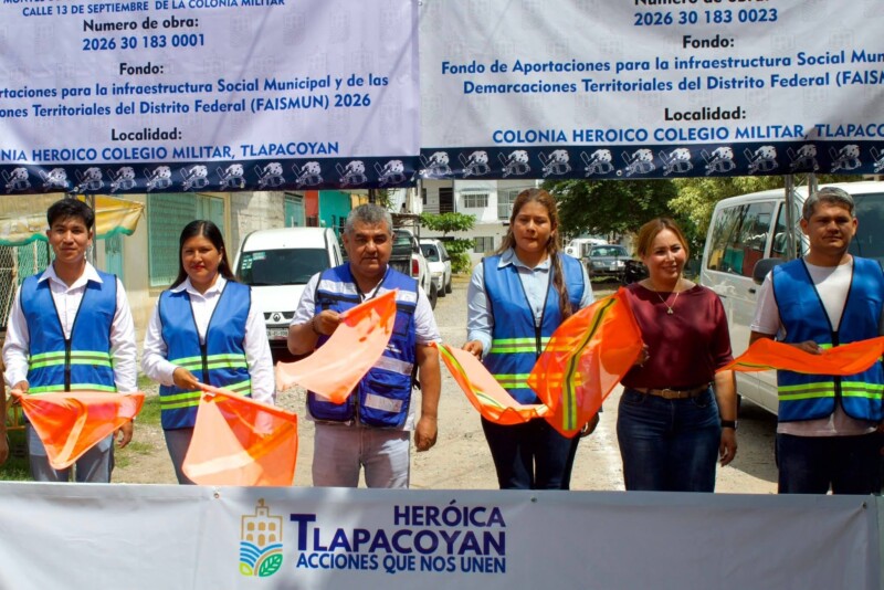 Ayuntamiento de Tlapacoyan inicia obra integral de drenaje, agua potable y adoquinamiento en colonia Militar